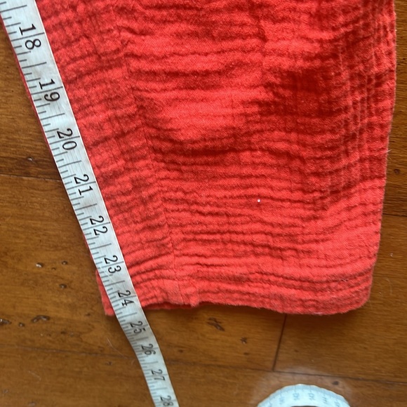 Anthropologie Saturday Sunday Isabel Coral Red Jumpsuit Size XS - Picture 12 of 16